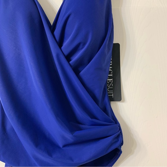 NWT MIRACLESUIT Rock Solid Wrapsody One Piece Swimsuit - Picture 9 of 11